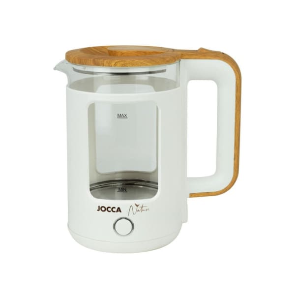 Bouilloire Nature blanche 1500W 1.8L Jocca (2186) Bouilloire Nature blanche 1500W 1.8L Jocca (2186)